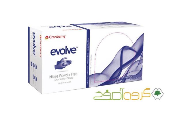 Evolve Nitrile gloves size M