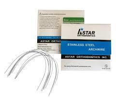 Euroform Titanium SuperElastic Archwire Astar pair model