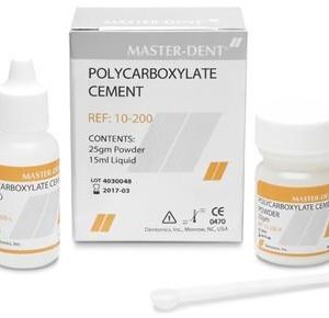 Master dent polycarboxylate cement adhesive